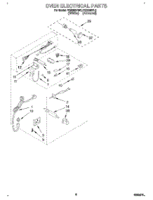 04 - Oven Electrical, Literature parts for Whirlpool Range FGS395VL2 / from AppliancePartsPros.com
