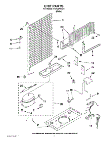 04 - Unit Parts parts for Whirlpool Refrigerator I4TXCGFXQ01 / from AppliancePartsPros.com