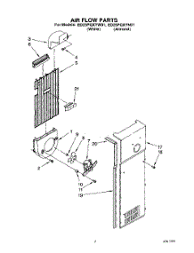 06 - Air Flow parts for Whirlpool Refrigerator ED25PQXYN01 / from AppliancePartsPros.com