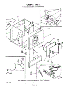 03 - Cabinet parts for Whirlpool Dryer GCG2901XSN1 / from AppliancePartsPros.com