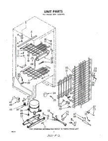 02 - Unit parts for Whirlpool Freezer EEV122FW0 / from AppliancePartsPros.com