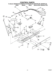 11 - Control parts for Whirlpool Refrigerator GS5SHGXLL00 / from AppliancePartsPros.com