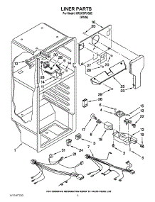 03 - Liner Parts parts for Whirlpool Refrigerator I8RXCGFXQ02 / from AppliancePartsPros.com