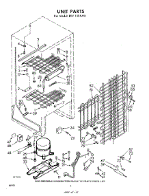 02 - Unit parts for Whirlpool Freezer EEV123FW0 / from AppliancePartsPros.com