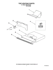 04 - Top Venting Parts parts for Whirlpool Microwave IBMS1450VM0 / from AppliancePartsPros.com