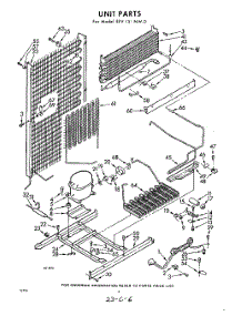 06 - Unit parts for Whirlpool Freezer EEV151NW0 / from AppliancePartsPros.com