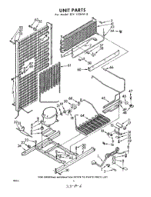06 - Unit parts for Whirlpool Freezer EEV152NW0 / from AppliancePartsPros.com
