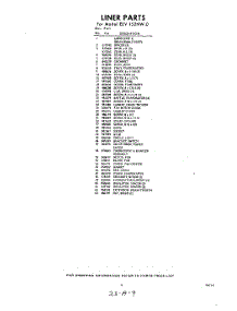 09 - Section parts for Whirlpool Freezer EEV152NW0 / from AppliancePartsPros.com
