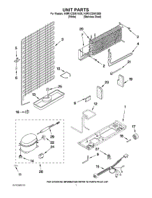 04 - Unit Parts parts for Whirlpool Refrigerator IK8RXCGMXW00 / from AppliancePartsPros.com