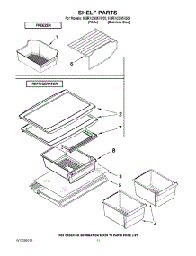 06 - Shelf Parts parts for Whirlpool Refrigerator IK8RXCGMXW00 / from AppliancePartsPros.com