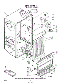 08 - Liner parts for Whirlpool Freezer EEV153NW0 / from AppliancePartsPros.com
