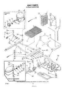 10 - Unit parts for Whirlpool Refrigerator ED25PWXTN00 / from AppliancePartsPros.com