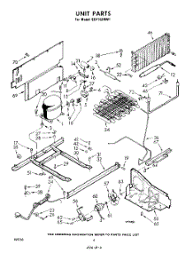 06 - Unit parts for Whirlpool Freezer EEV153NW1 / from AppliancePartsPros.com