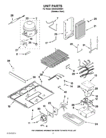 11 - Unit Parts parts for Whirlpool Refrigerator ID3CHEXWS01 / from AppliancePartsPros.com