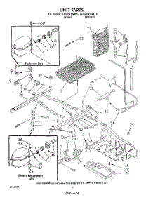 10 - Unit parts for Whirlpool Refrigerator ED25PWXWN10 / from AppliancePartsPros.com