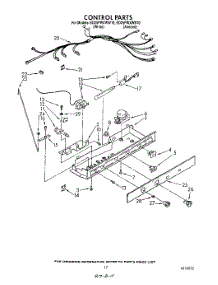 12 - Control parts for Whirlpool Refrigerator ED25PWXWN10 / from AppliancePartsPros.com