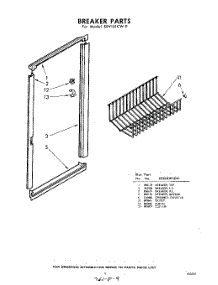 09 - Breaker parts for Whirlpool Freezer EEV161CW0 / from AppliancePartsPros.com