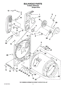 03 - Bulkhead Parts parts for Whirlpool Dryer IGD4400VQ2 / from AppliancePartsPros.com