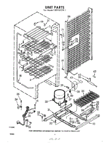 06 - Unit parts for Whirlpool Freezer EEV161CW1 / from AppliancePartsPros.com