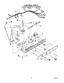 12 - Control parts for Whirlpool Refrigerator ED25PWXXN01 / from AppliancePartsPros.com