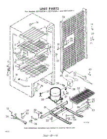 06 - Unit parts for Whirlpool Freezer EEV161EA1 / from AppliancePartsPros.com