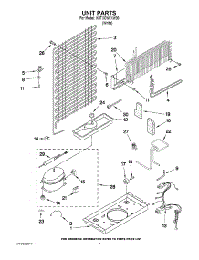 04 - Unit Parts parts for Whirlpool Refrigerator IK8TXCWFXW00 / from AppliancePartsPros.com