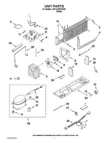 04 - Unit Parts parts for Whirlpool Refrigerator IK8TXDWFXW00 / from AppliancePartsPros.com