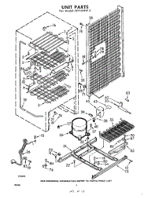 06 - Unit parts for Whirlpool Freezer EEV161EW2 / from AppliancePartsPros.com