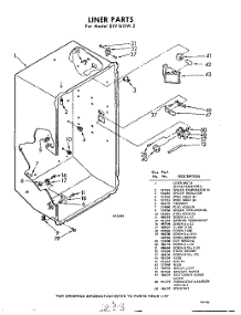 08 - Liner parts for Whirlpool Freezer EEV161EW2 / from AppliancePartsPros.com
