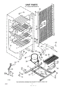 06 - Unit parts for Whirlpool Freezer EEV161EW3 / from AppliancePartsPros.com