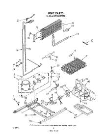 07 - Unit parts for Whirlpool Refrigerator ET18AKXTG02 / from AppliancePartsPros.com