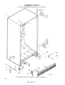 02 - Cabinet parts for Whirlpool Freezer EEV161EY1 / from AppliancePartsPros.com
