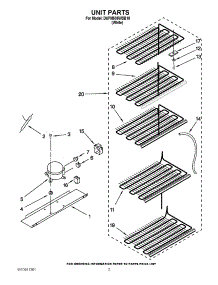 03 - Unit Parts parts for Whirlpool Freezer DUFM505WDB10 / from AppliancePartsPros.com