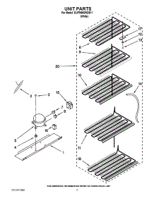 03 - Unit Parts parts for Whirlpool Freezer DUFM505WDB11 / from AppliancePartsPros.com