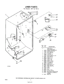 08 - Liner parts for Whirlpool Freezer EEV161FC3 / from AppliancePartsPros.com