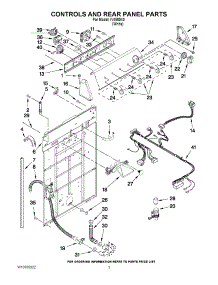 02 - Controls And Rear Panel Parts parts for Whirlpool Washer IV4800X0 / from AppliancePartsPros.com