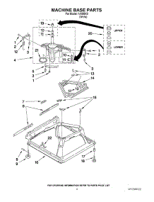 05 - Machine Base Parts parts for Whirlpool Washer IV4800X0 / from AppliancePartsPros.com
