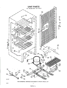 06 - Unit parts for Whirlpool Freezer EEV161FW0 / from AppliancePartsPros.com