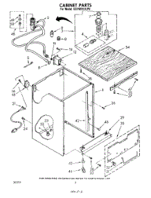 02 - Cabinet parts for Whirlpool Dishwasher GDP6881XLP0 / from AppliancePartsPros.com