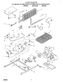 05 - Unit parts for Whirlpool Refrigerator ET18DKXAB10 / from AppliancePartsPros.com