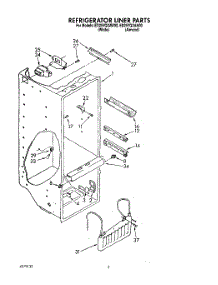 02 - Refrigerator Liner parts for Whirlpool Refrigerator ED25YQXAN00 / from AppliancePartsPros.com