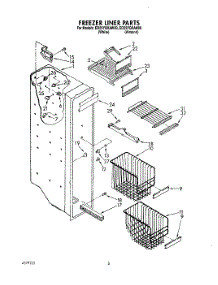 04 - Freezer Liner parts for Whirlpool Refrigerator ED25YQXAN00 / from AppliancePartsPros.com