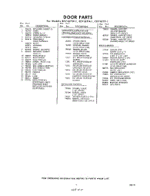 05 - Lit / Optional parts for Whirlpool Freezer EEV161FW1 / from AppliancePartsPros.com