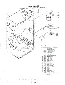 08 - Liner parts for Whirlpool Freezer EEV161FW1 / from AppliancePartsPros.com