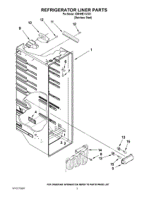 02 - Refrigerator Liner Parts parts for Whirlpool Refrigerator ID5HHEXWS01 / from AppliancePartsPros.com