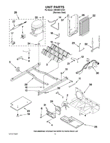 09 - Unit Parts parts for Whirlpool Refrigerator ID5HHEXWS01 / from AppliancePartsPros.com