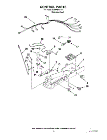 11 - Control Parts parts for Whirlpool Refrigerator ID5HHEXWS01 / from AppliancePartsPros.com
