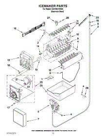 08 - Icemaker Parts parts for Whirlpool Refrigerator IX5HHEXWS06 / from AppliancePartsPros.com