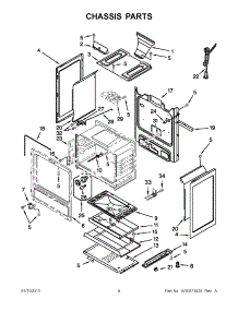 04 - Chassis Parts parts for Whirlpool Range IGS426AS0 / from AppliancePartsPros.com