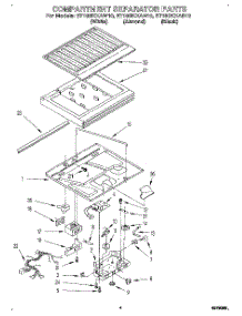 03 - Compartment Separator parts for Whirlpool Refrigerator ET18DKXAN10 / from AppliancePartsPros.com